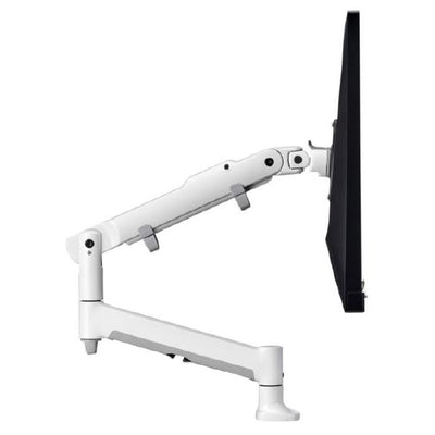 Atdec AWM Single monitor arm solution - 618mm dynamic arm - 0-9 kg - single base - bolt - white