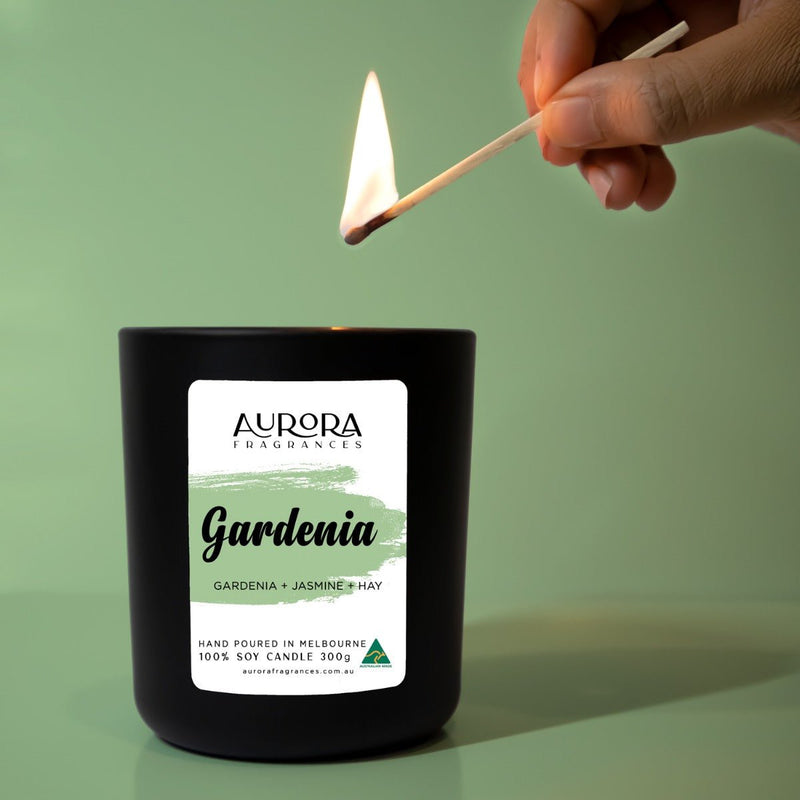 Aurora Gardenia Scented Soy Candle Australian Made 300g 2 Pack Payday Deals