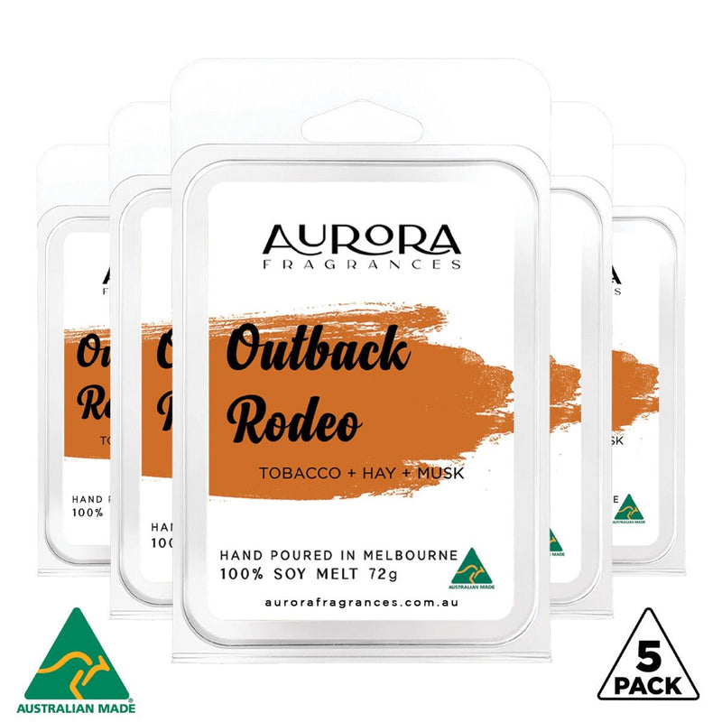 Aurora Outback Rodeo Soy Wax Melts Australian Made 72g 5 Pack Payday Deals