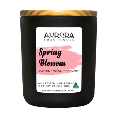 Aurora Spring Blossom Soy Candle Australian Made 300g Payday Deals