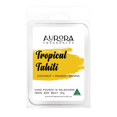 Aurora Tropical Tahiti Soy Wax Melts Australian Made 72g 5 Pack Payday Deals