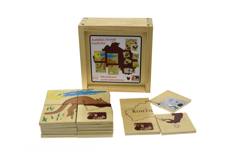 AUSTRALIAN ANIMAL PUZZLE BOX Payday Deals