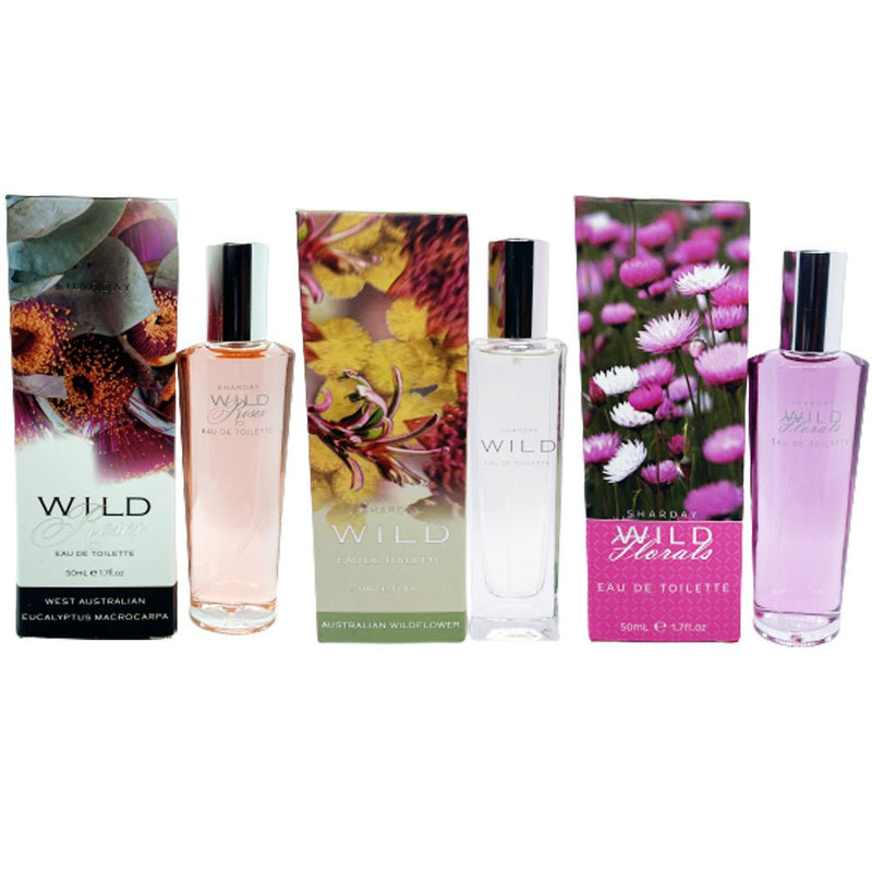 Australian Wildflowers Eau De Toilette EDT Perfume Trio Pack 3 x 50ml Payday Deals