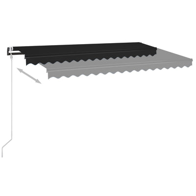 Automatic Retractable Awning 400x300 cm Anthracite Payday Deals