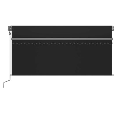 Automatic Retractable Awning with Blind 3.5x2.5m Anthracite Payday Deals