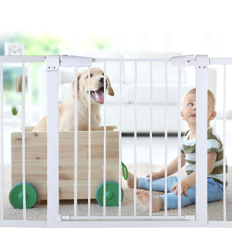Baby Kids Pet Safety Security Gate Stair Barrier Doors Extension Panels 10cm WH Payday Deals