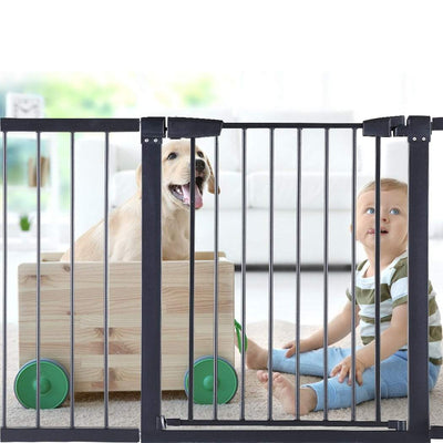 Baby Kids Pet Safety Security Gate Stair Barrier Doors Extension Panels 30cm BK Payday Deals