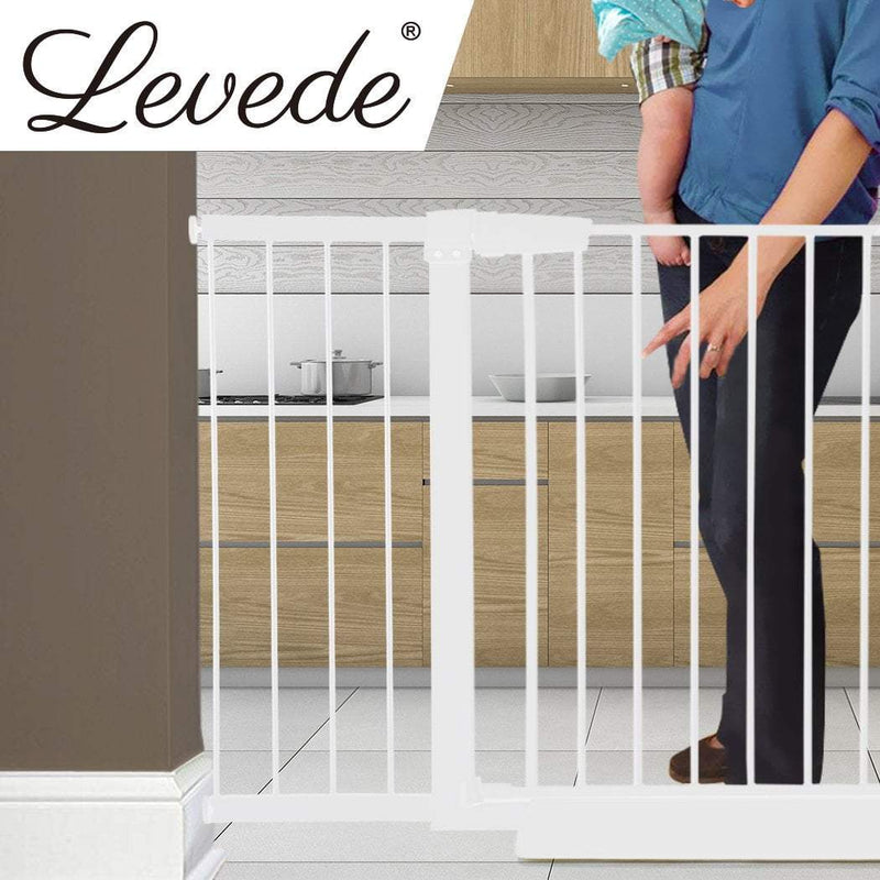 Baby Kids Pet Safety Security Gate Stair Barrier Doors Extension Panels 30cm WH Payday Deals