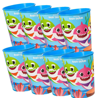 Baby Shark 8 Guest Favour Cup Party Pack