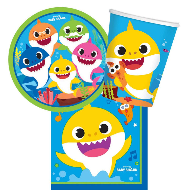 Baby Shark 8 Guest Large Tableware Party Pack Payday Deals