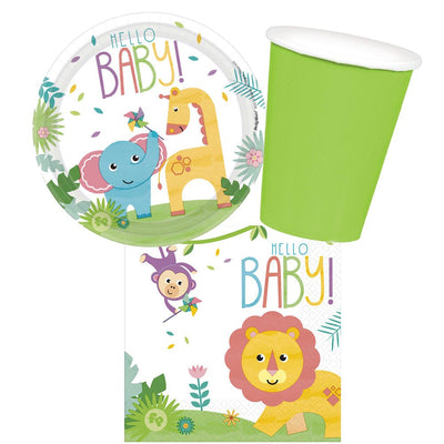 Baby Shower Fisher Price Hello Baby 8 Guest Tableware Party Pack