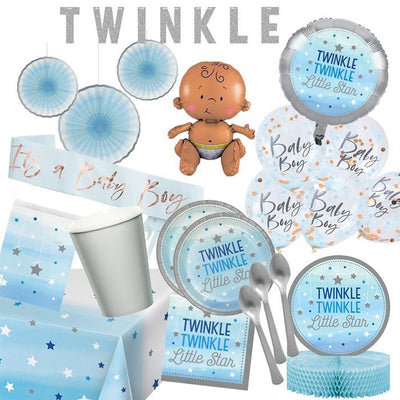 Baby Shower Twinkle Twinkle Little Star Boy 16 Guest Complete Party Pack Payday Deals