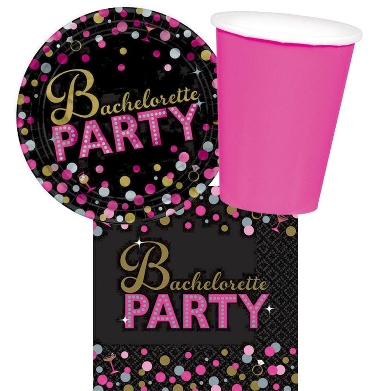 Bachelorette Party 8 Guest Tableware Party Pack Payday Deals
