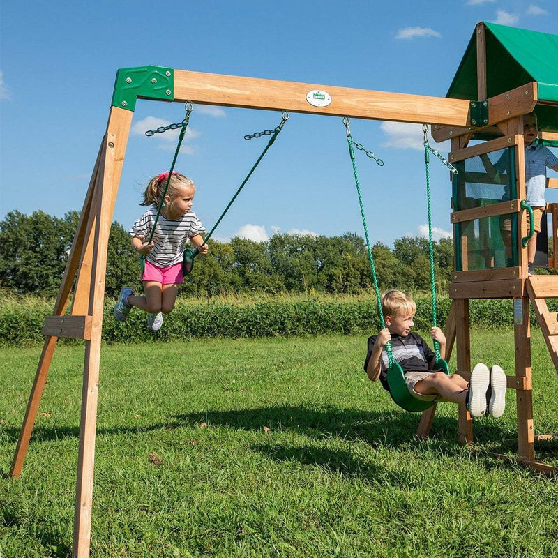 Backyard Discovery Buckley Hill Swing & Play Set Payday Deals