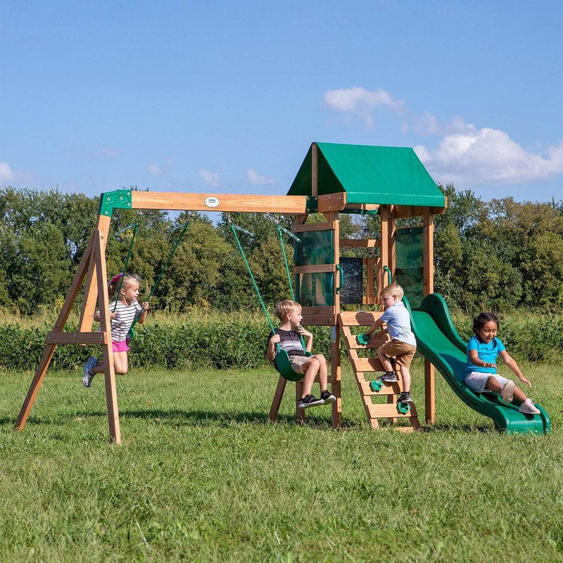 Backyard Discovery Buckley Hill Swing & Play Set Payday Deals