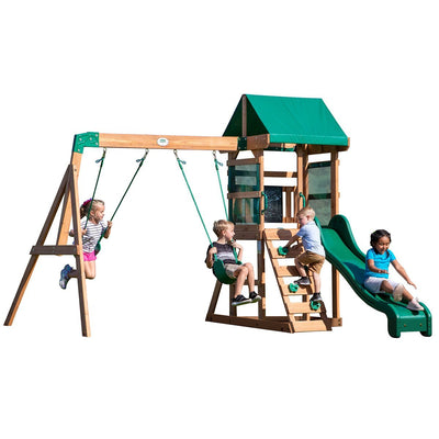 Backyard Discovery Buckley Hill Swing & Play Set