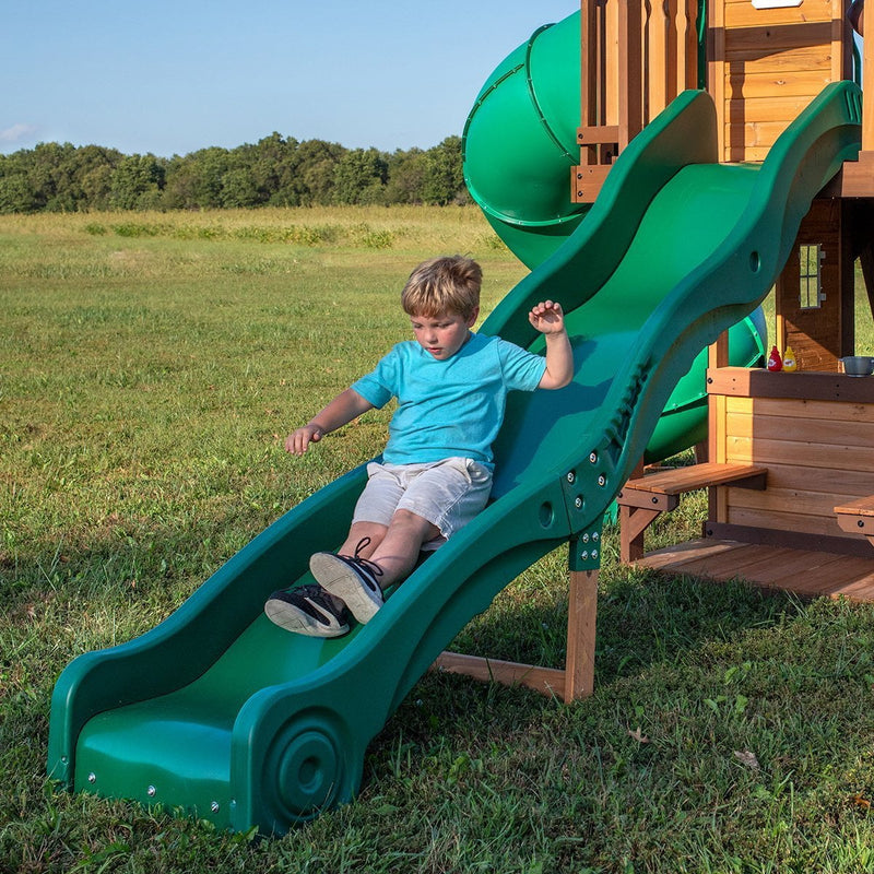 Backyard Discovery Cedar Cove Swing & Play Set Payday Deals