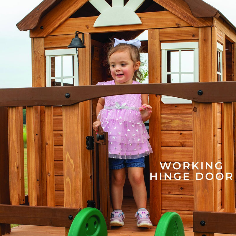 Backyard Discovery Echo Heights Cubby House with Slide Payday Deals