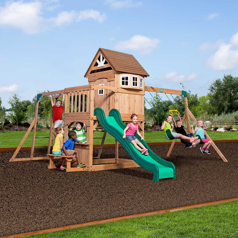 Backyard Discovery Montpelier Swing & Play Set Payday Deals