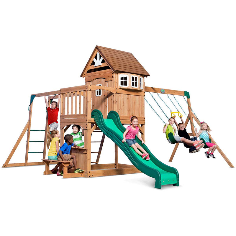 Backyard Discovery Montpelier Swing & Play Set Payday Deals