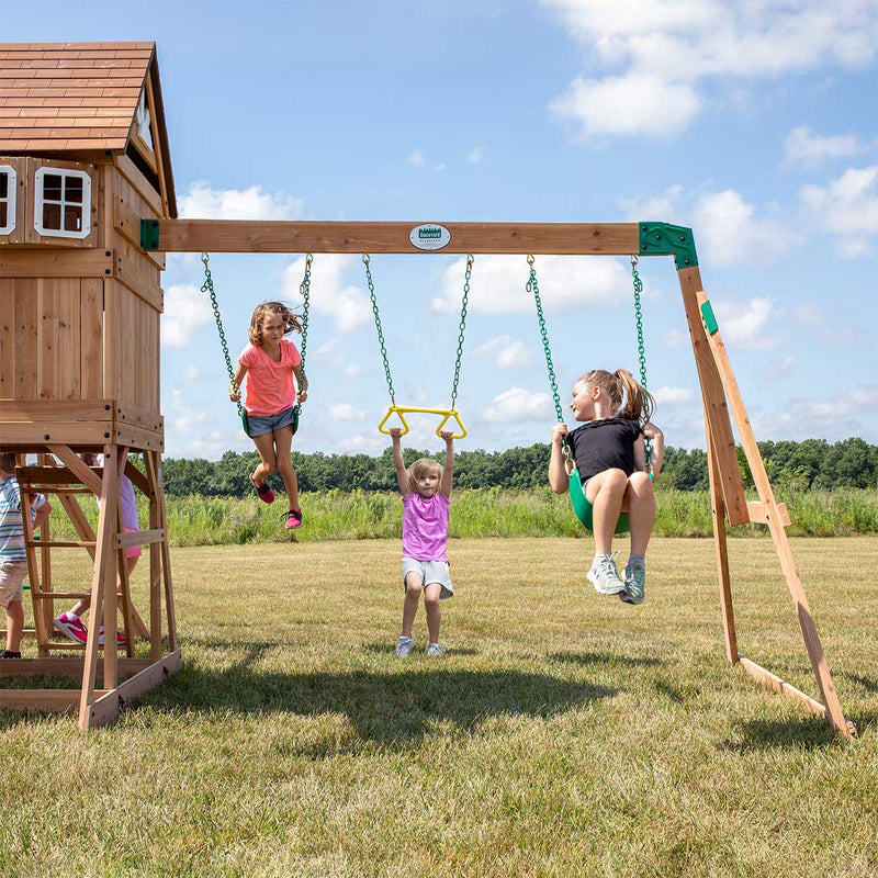 Backyard Discovery Montpelier Swing & Play Set Payday Deals