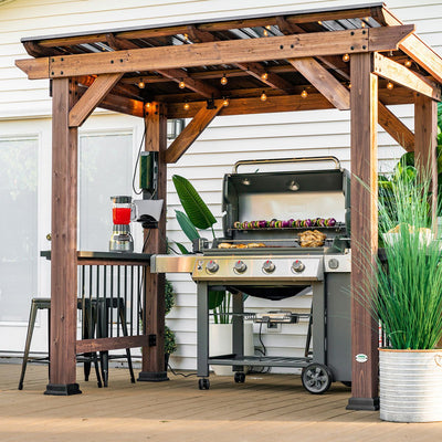 Backyard Discovery Saxony Grill/BBQ Gazebo Payday Deals