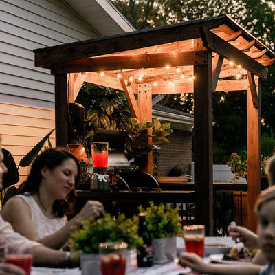 Backyard Discovery Saxony Grill/BBQ Gazebo Payday Deals