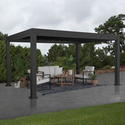 Backyard Discovery Trenton Steel Pergola 3m x 4.3m x 2.3m (14ft x 10ft)