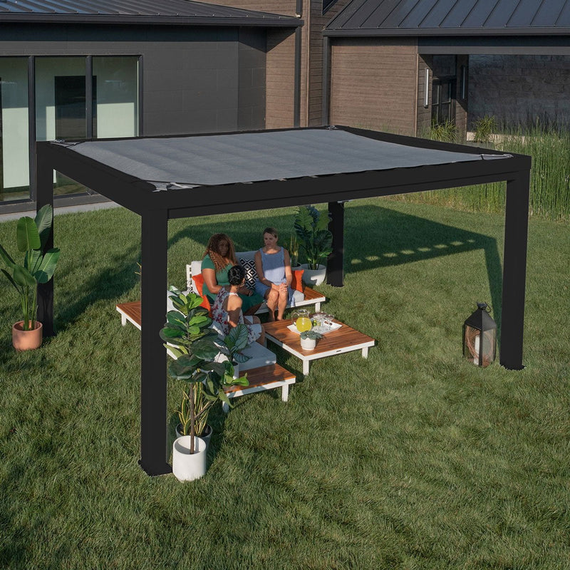 Backyard Discovery Trenton Steel Pergola 3m x 4.3m x 2.3m (14ft x 10ft) Payday Deals