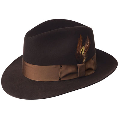 Bailey Gangster Vintage Fedora Hat 100% Wool Felt Classic - Cordova Payday Deals