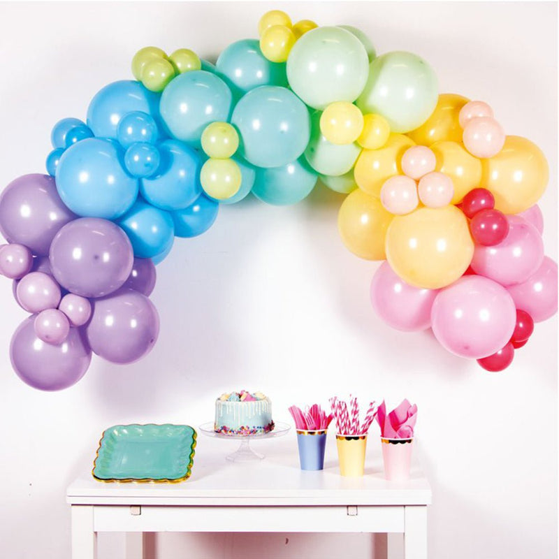 Balloon DIY Garland Kit Rainbow Pastel with 78 Balloons Payday Deals