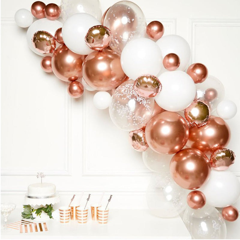 Balloon DIY Garland Kit Rose Gold with 66 Balloons Payday Deals