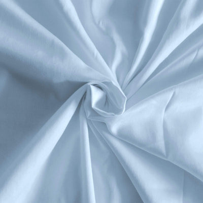 Balmain 1000 Thread Count Hotel Grade Bamboo Cotton Quilt Cover Pillowcases Set Queen Blue Fog Payday Deals