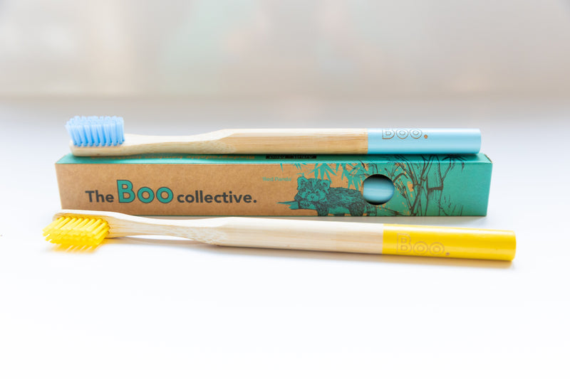 BAMBOO ADULTS TOOTHBRUSH (4 PK) YELLOW Payday Deals