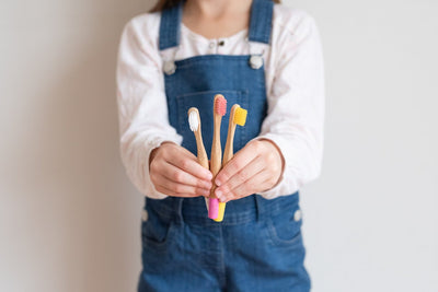 BAMBOO KIDS TOOTHBRUSH 4 PK PINK Payday Deals