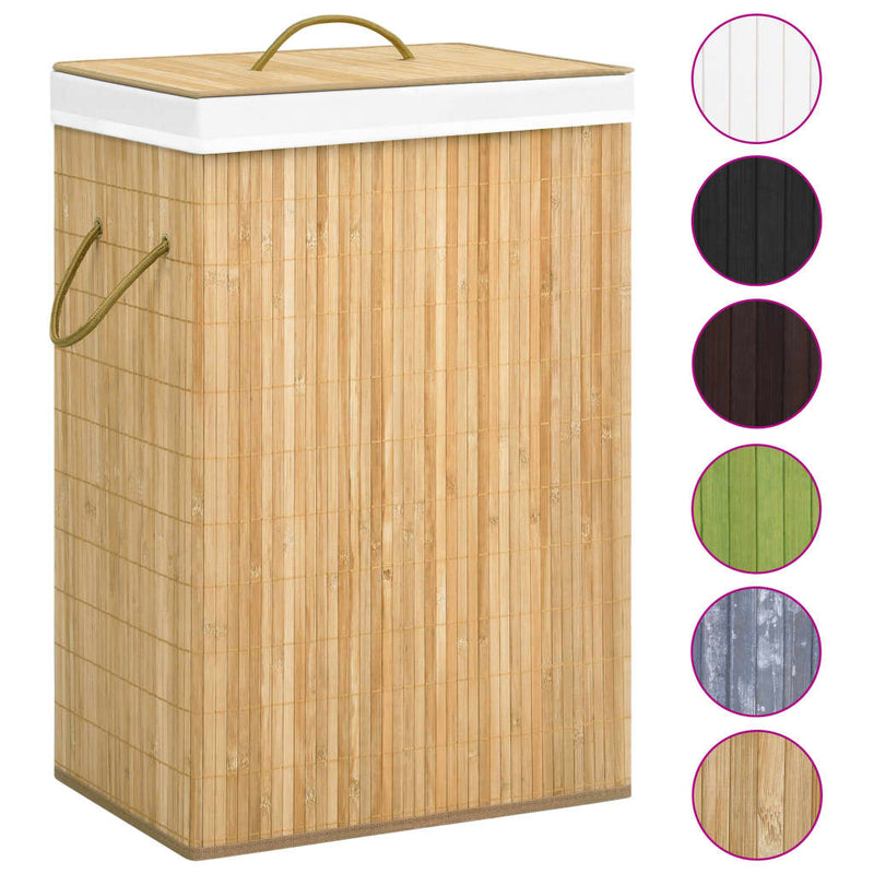 Bamboo Laundry Basket 72 L Payday Deals