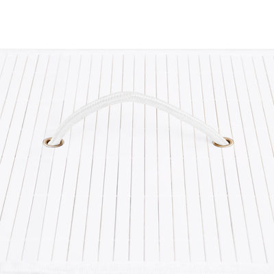 Bamboo Laundry Basket White 100 L Payday Deals