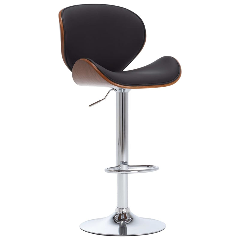 Bar Stool Black Faux Leather Payday Deals
