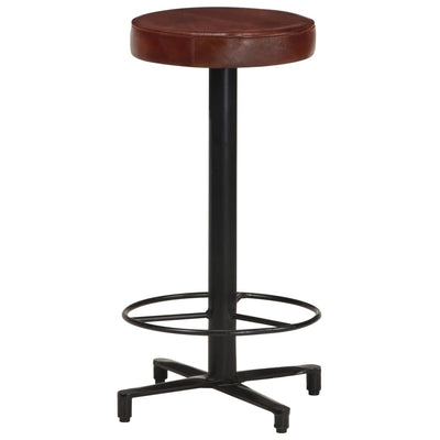 Bar Stools 2 pcs 66 cm Real Leather Payday Deals