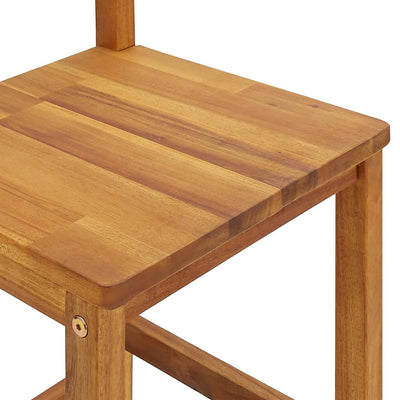 Bar Stools 4 pcs Solid Acacia Wood Payday Deals