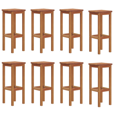 Bar Stools 8 pcs Solid Wood Acacia Payday Deals