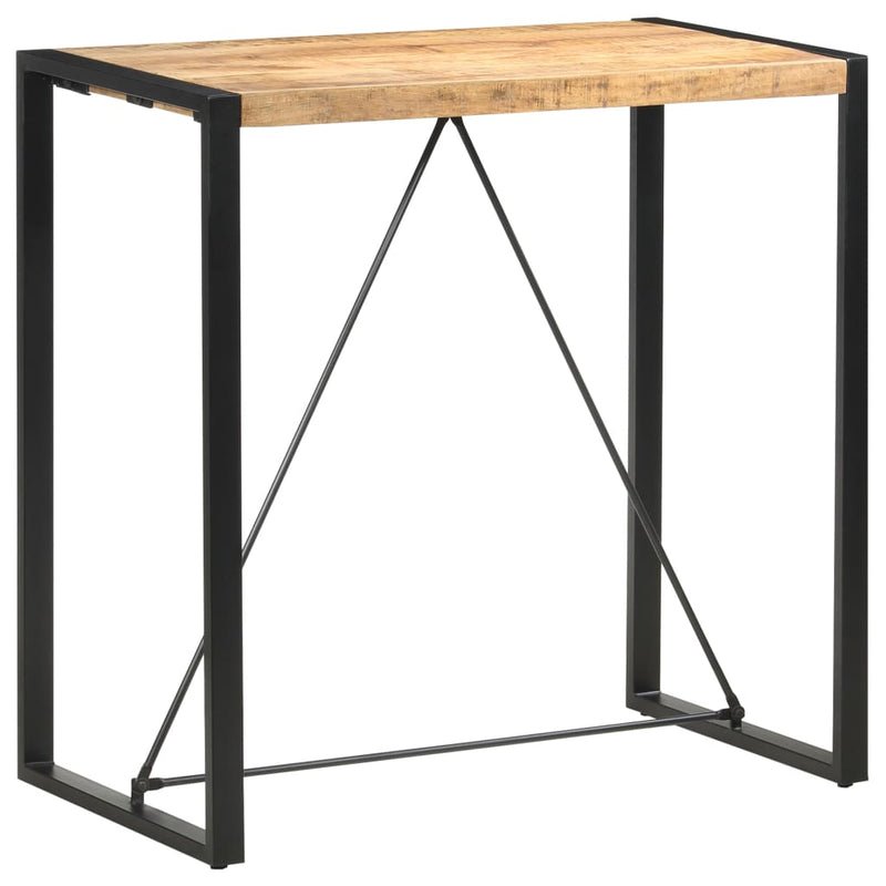 Bar Table 110x60x110 cm Solid Mango Wood Payday Deals