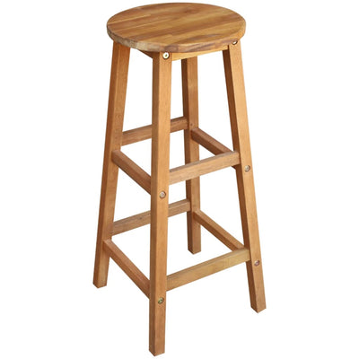 Bar Table and Stool Set 5 Pieces Solid Acacia Wood Payday Deals