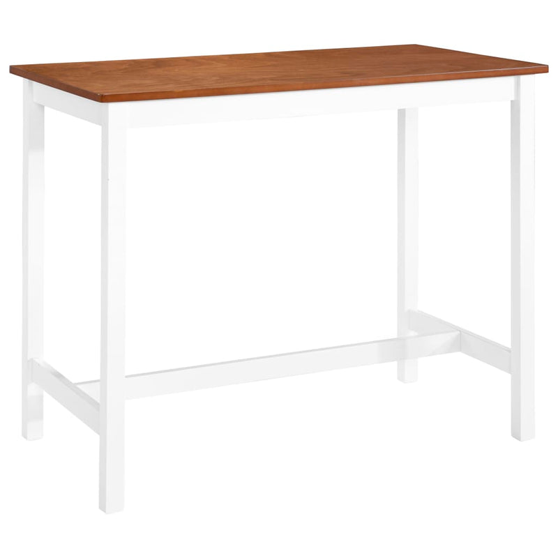 Bar Table Solid Wood 108x60x91 cm Payday Deals