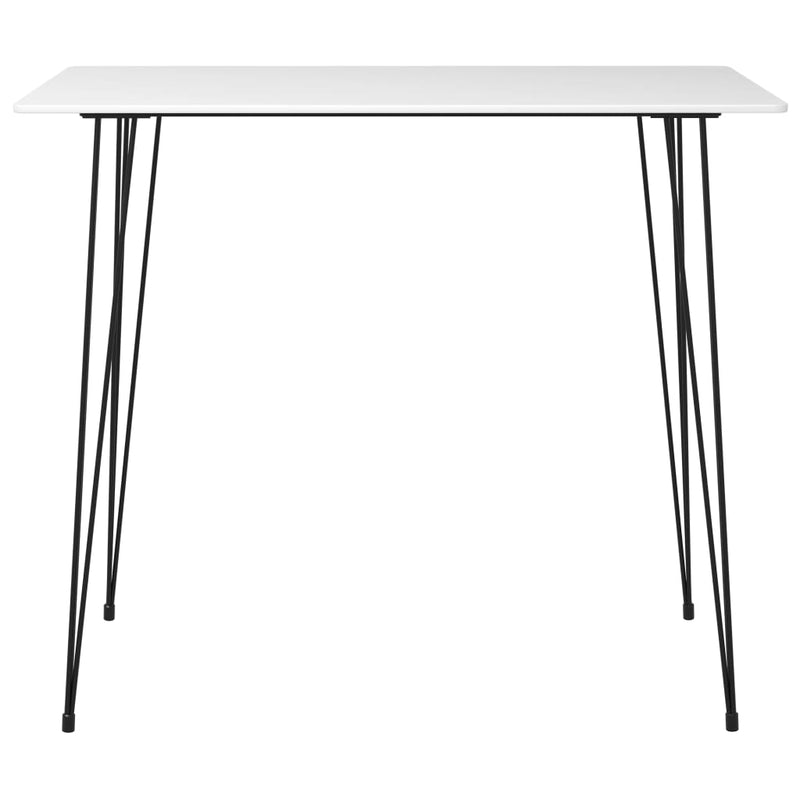 Bar Table White 120x60x105 cm Payday Deals