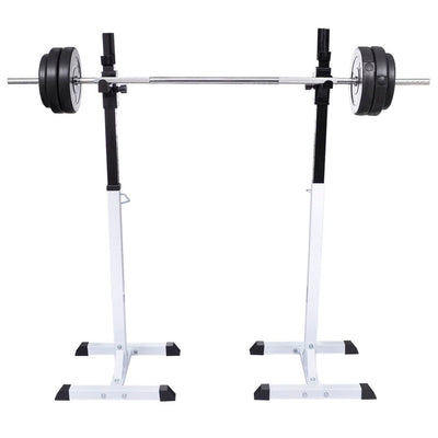 Barbell Squat Rack with Barbell and Dumbbell Set 60.5 kg Payday Deals