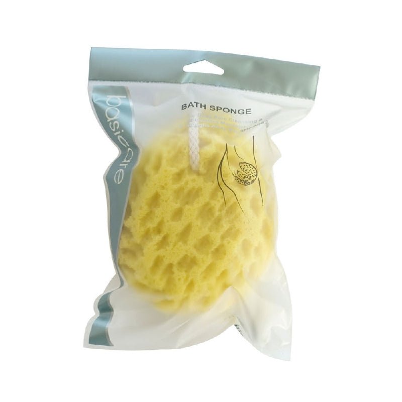 Basic Care Bath Sponge (Sea Sponge Shaped) with Hanging Cord Payday Deals