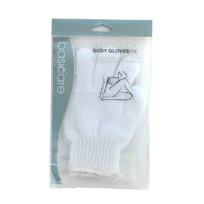 Basic Care Exfoliating Body Gloves White Payday Deals