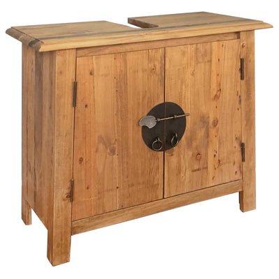 Bathroom Furniture Set Recycled Solid Recycled Pinewood Payday Deals