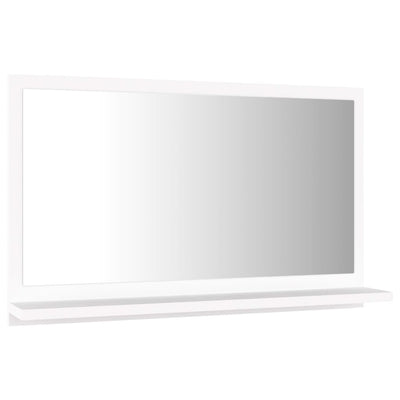 Bathroom Mirror White 60cm Chipboard Payday Deals